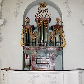 Ruswil - Chororgel, Pfarrkirche St. Mauritius, Kanton Luzern