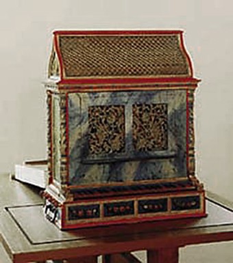 CHUR - Rätisches Museum, Baldachinorgel, Kanton Graubünden