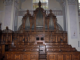 ENGELBERG - Chororgel, Klosterkirche, Kanton Obwalden
