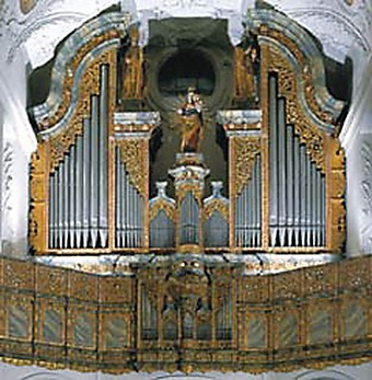 MURI - Hauptorgel, Ehemalige Klosterkirche, Kanton Aargau
