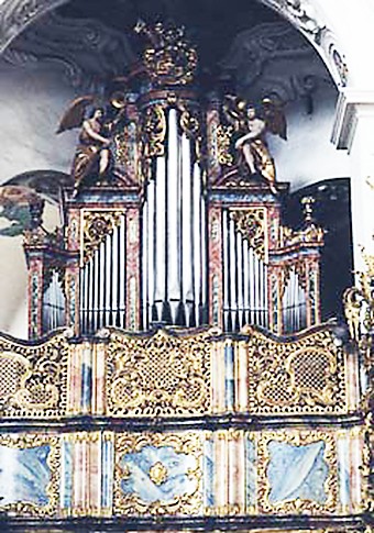 MURI - Ehemalige Klosterkirche, Epistelorgel, Kanton Aargau
