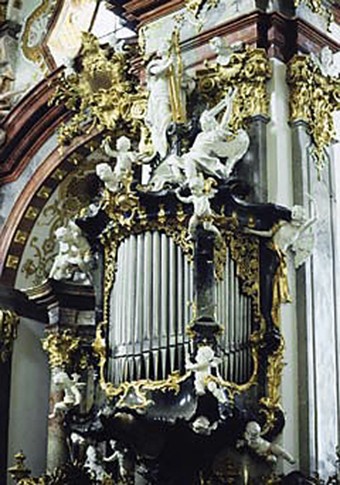 WILHERING - Kanzelorgel, Stift, Oberösterreich